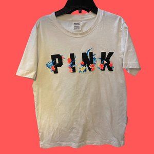 PINK VICTORIA'S SECRET T-SHIRT WOMEN'S SIZE XS